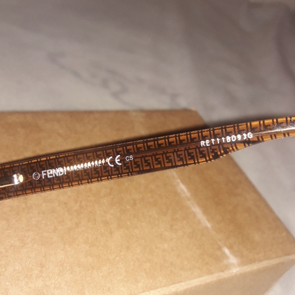 FENDI HAVANA brown frame